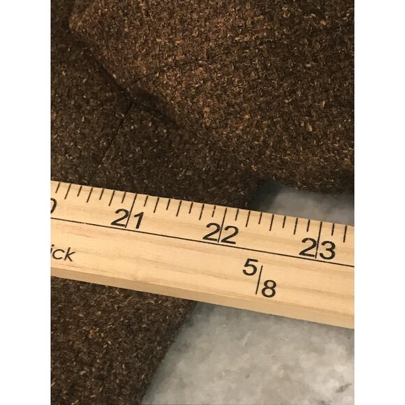 Bäumler Blazer Mens 44L Brown Tweed Wool Cashmere Silk Tallia Di Delfino Italy - Picture 12 of 14